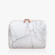 Signature Marble Makeup Pouch